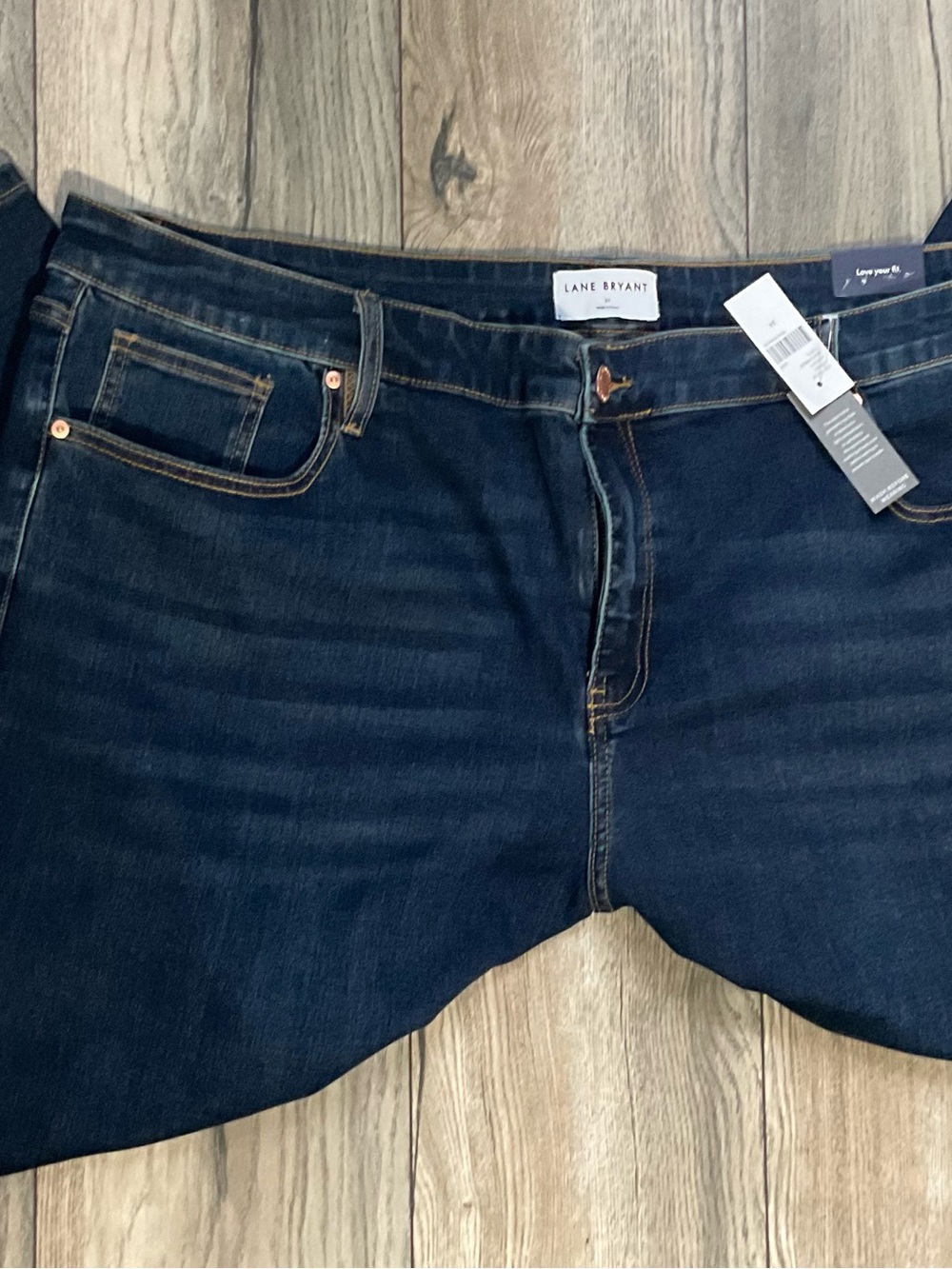Lane Bryant Dark Blue Skinny Jeans - Classic Stretch Denim
